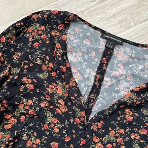 Something Navy - Floral Blouse